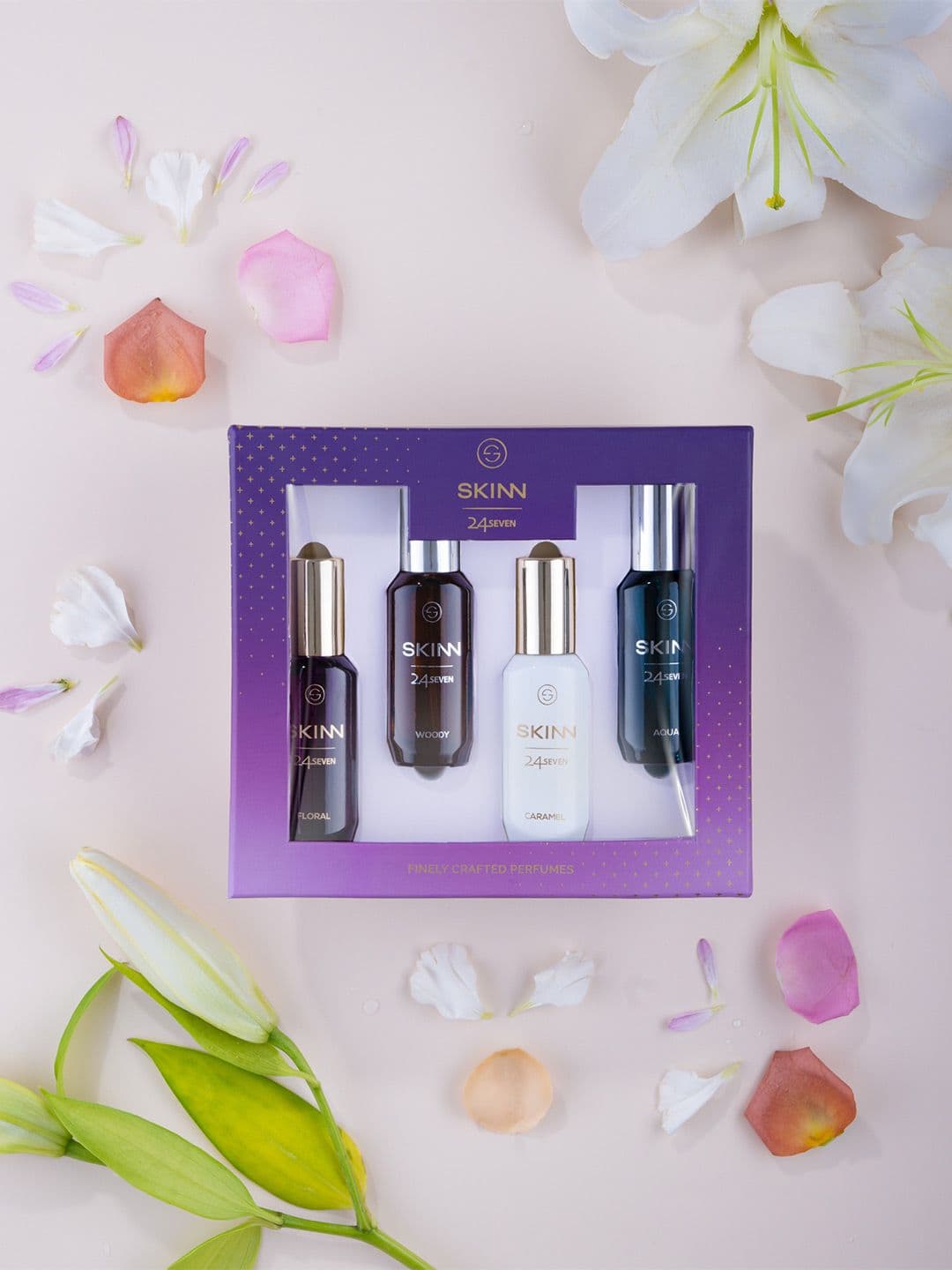 SKINN Unisex Set of 4 24Seven Gift Pack EDP - 20 ml Each