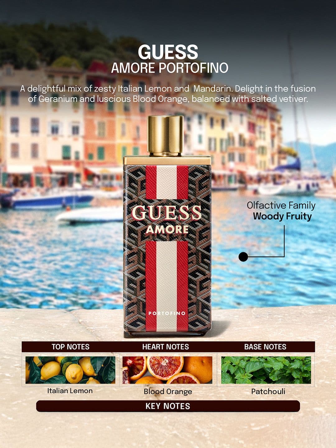 GUESS Amore Portofino Long Lasting Eau De Toilette - 100 ml
