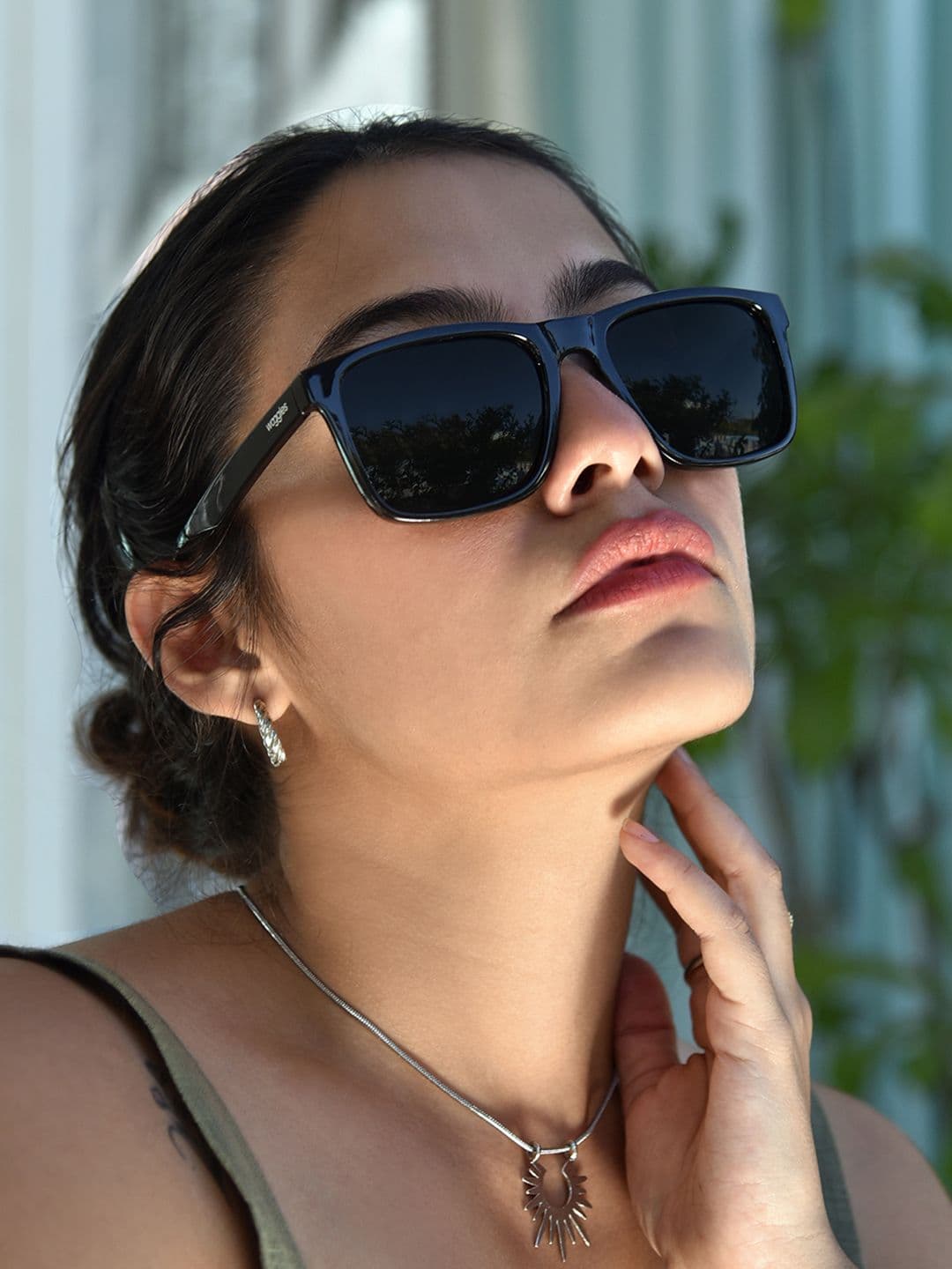 Woggles Unisex Square Sunglasses with UV Protected Lens