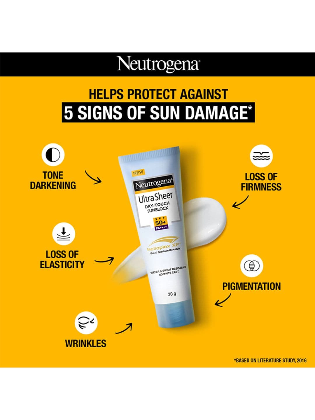 Neutrogena Set of 3 Ultra Sheer SPF50+ Dry Touch Sun Block with Glycerin - 30 g each