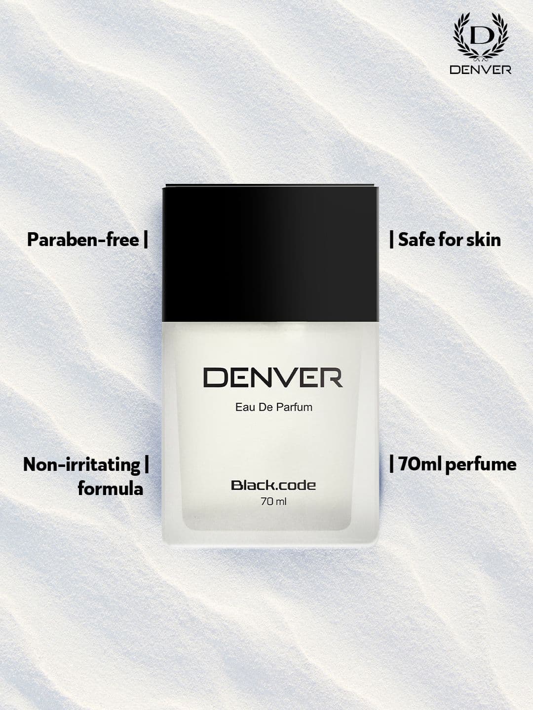 Denver Men Black Code Eau de Parfum 70ml