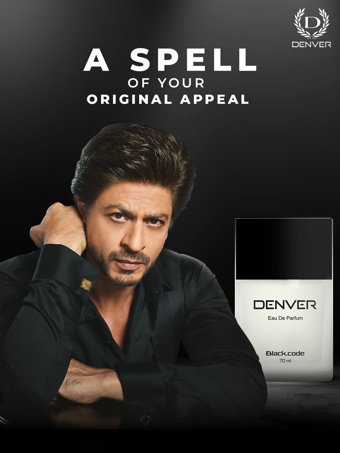 Denver Men Black Code Eau de Parfum 70ml