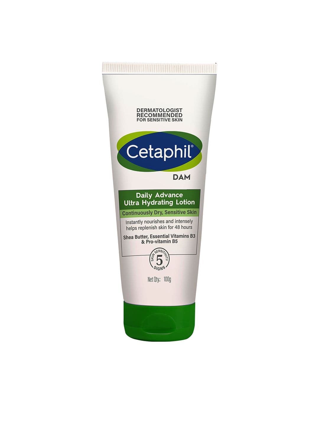 Cetaphil DAM Ultra Hydrating Lotion Long Lasting Moisturizer for Face & Body - 100 g