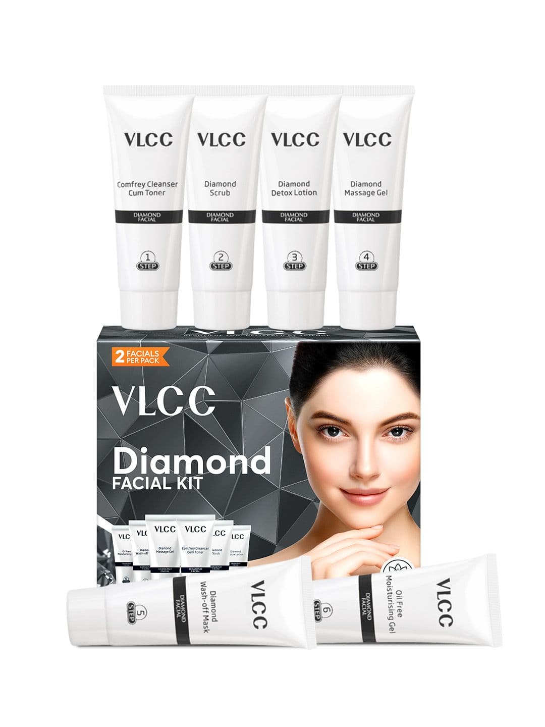 VLCC Diamond Single Facial Kit - 60 g