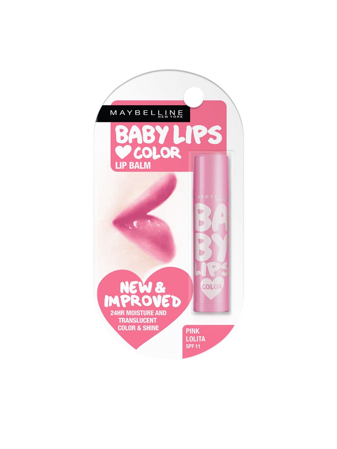 Maybelline New York Baby Lips Tinted Lip Balm 4g - Pink Lolita