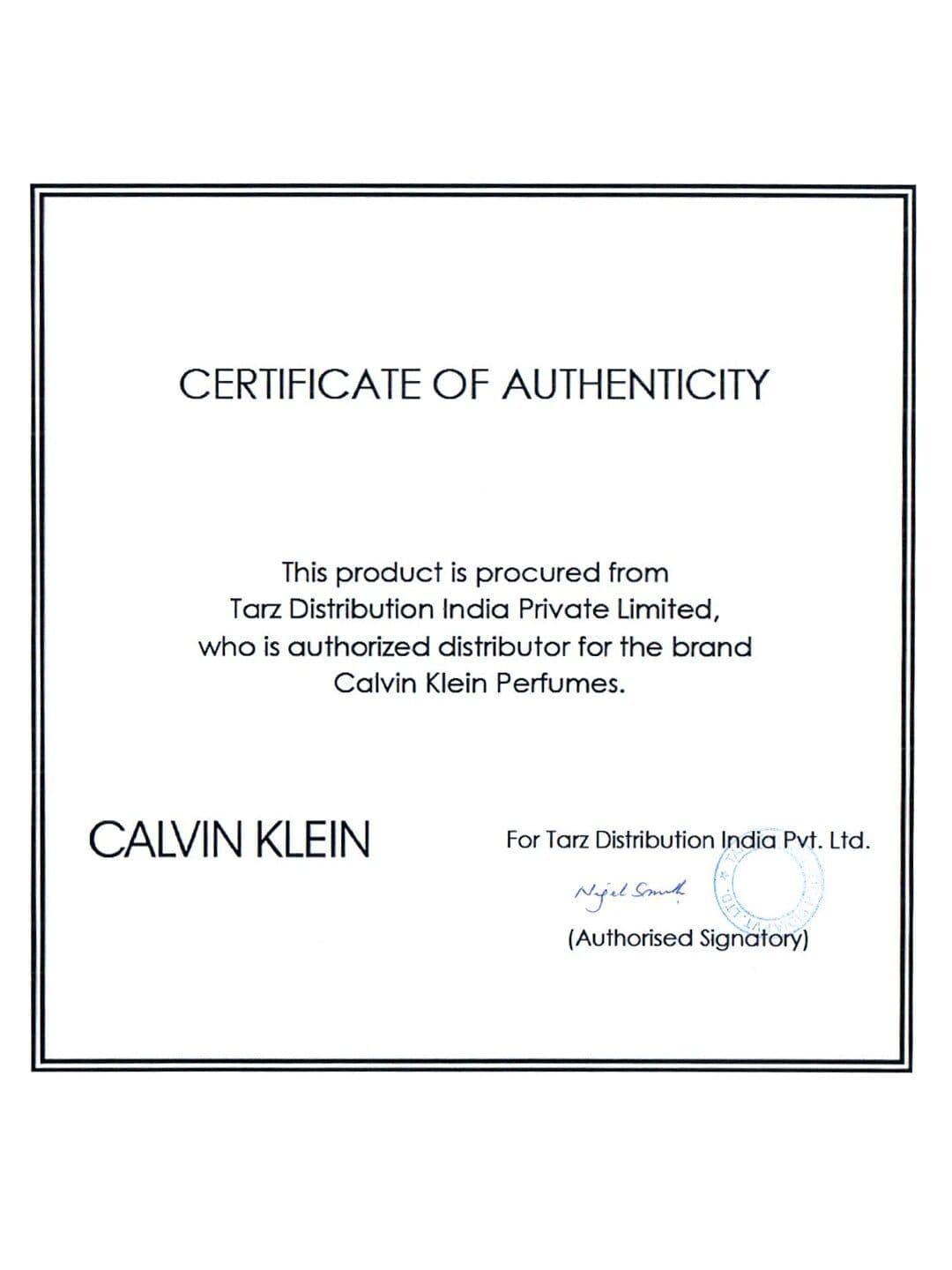 Calvin Klein Men Defy Long-Lasting Eau De Parfum - 100ml