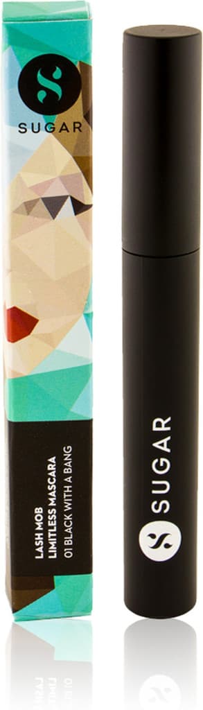 SUGAR Cosmetics Lash Mob Limitless Mascara - 01 Black With A Bang 9 ml