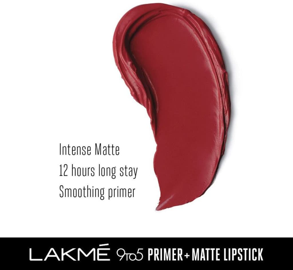 Lakmé 9 to 5 Primer plus Matte Lip Color