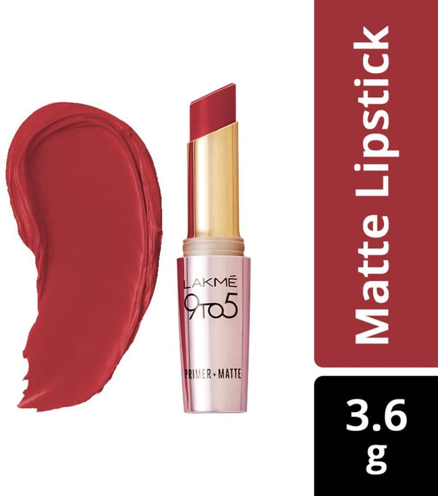 Lakmé 9 to 5 Primer plus Matte Lip Color