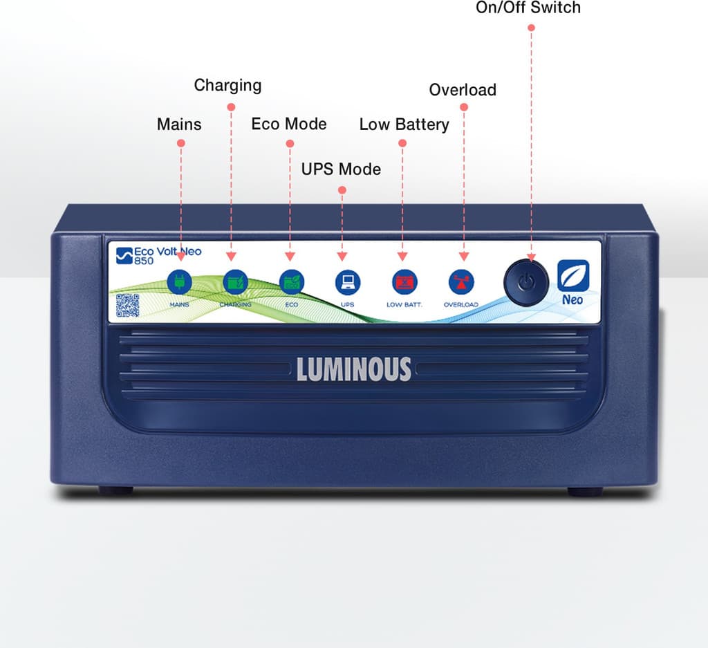 LUMINOUS 700 VA with 24 Months Warranty Pure Sine Wave Inverter