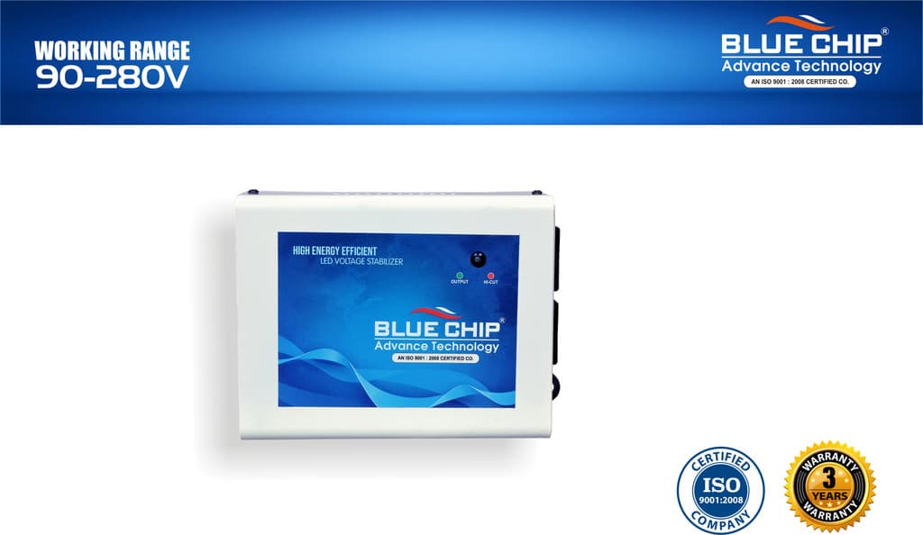 BLUECHIP BL43Smart 01 TV Voltage Stabilizer for LED TV/Smart TV Up to 43 Inches , Set Top Box