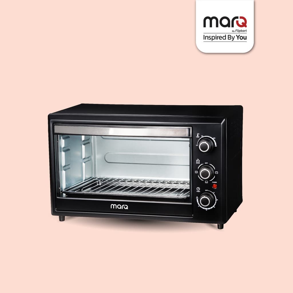 MarQ by Flipkart 33-Litre with 4 Skewers and Inbuilt light Oven Toaster Grill (OTG)