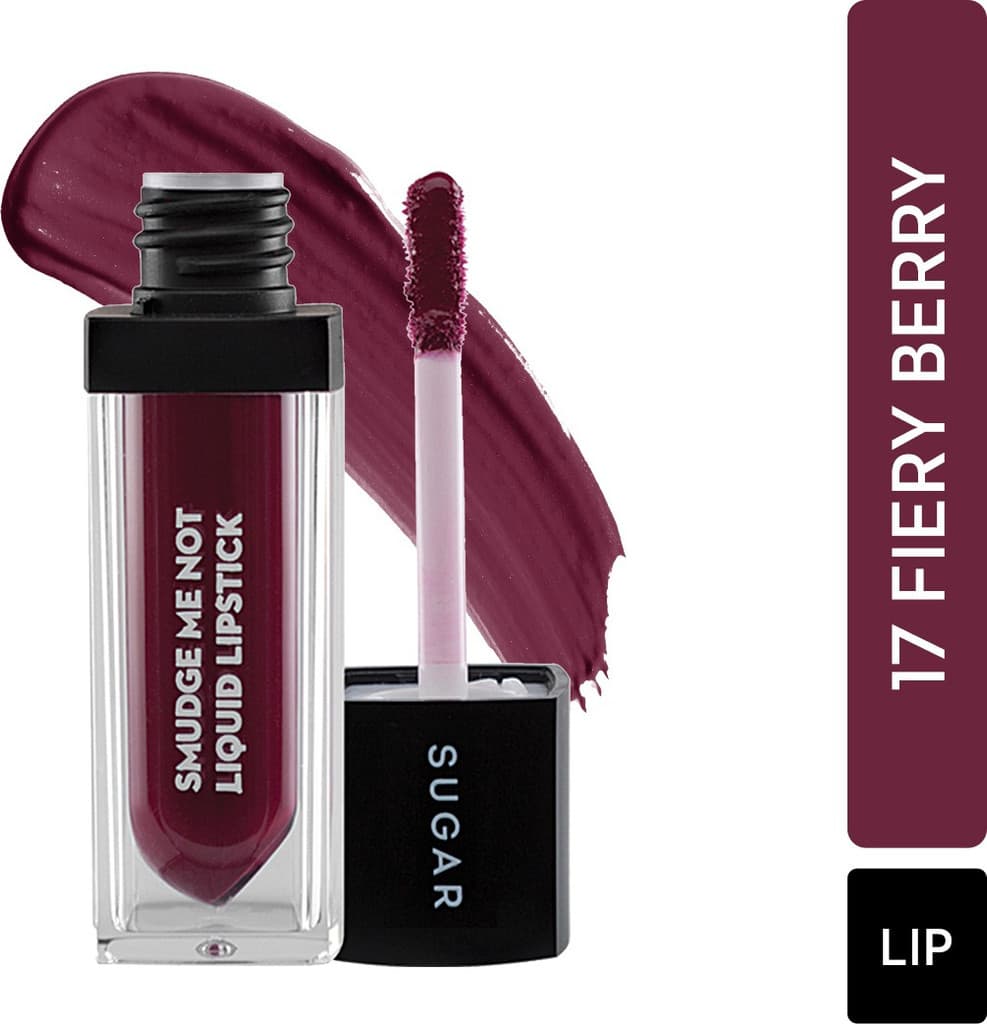 SUGAR Cosmetics Smudge Me Not Liquid Matte Lipstick,Transferproof & Enriched with Vitamin E