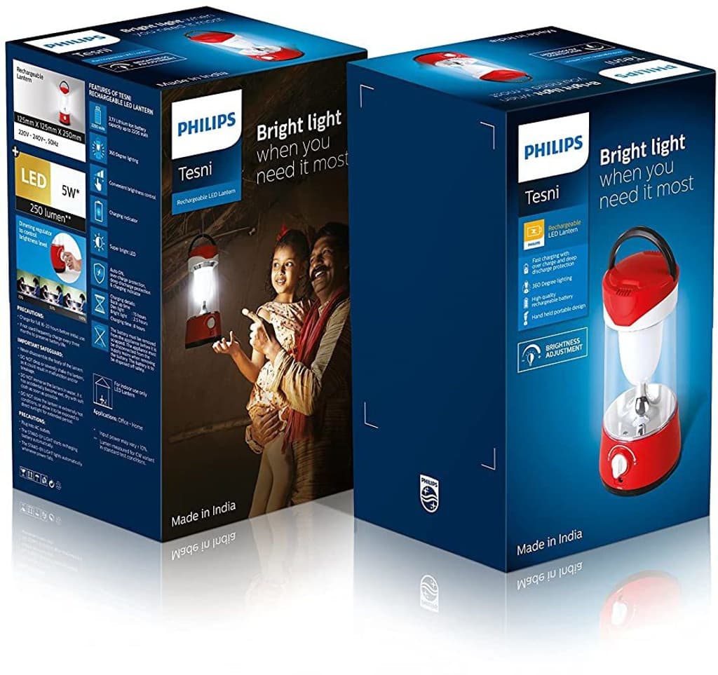 PHILIPS Tesni 5W Rechargeable LED 15 hrs Lantern Emergency Light
