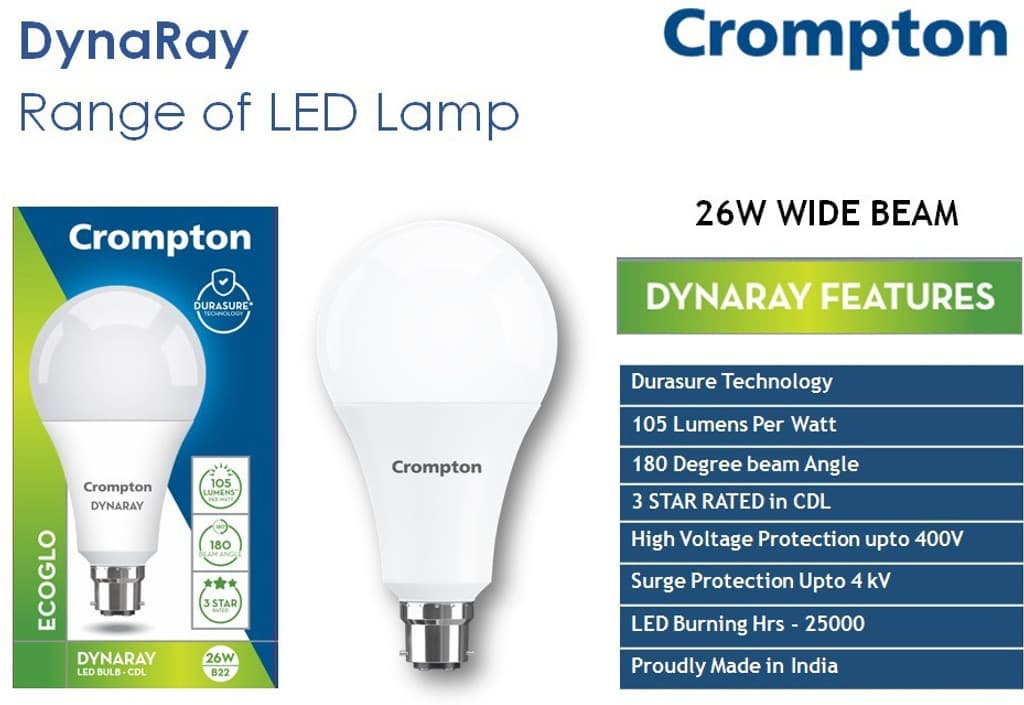 Crompton 23 W Basic Standard B22 LED Bulb