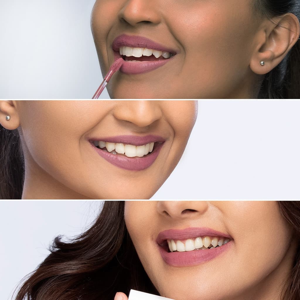 Mamaearth Naturally Matte Lip Serum - Matte Liquid Lipstick with Vitamin C & E For Upto 12 Hour Long Stay - Pink Daffodil