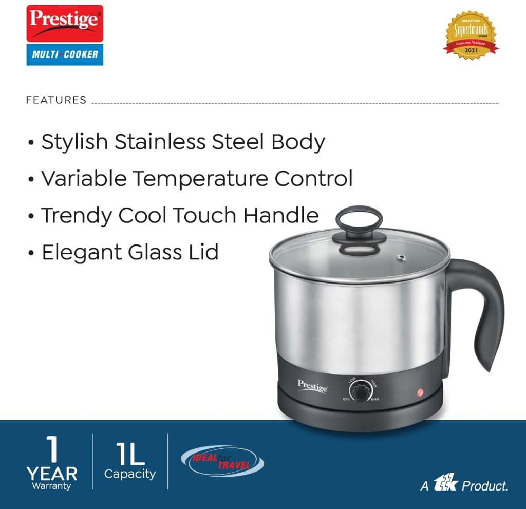 Prestige PMC 1+ Multi Cooker Electric Kettle
