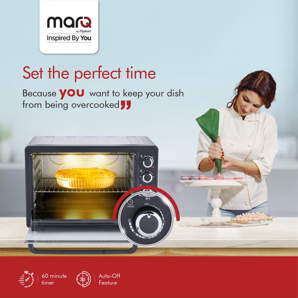 MarQ by Flipkart 63-Litre Oven Toaster Grill (OTG)