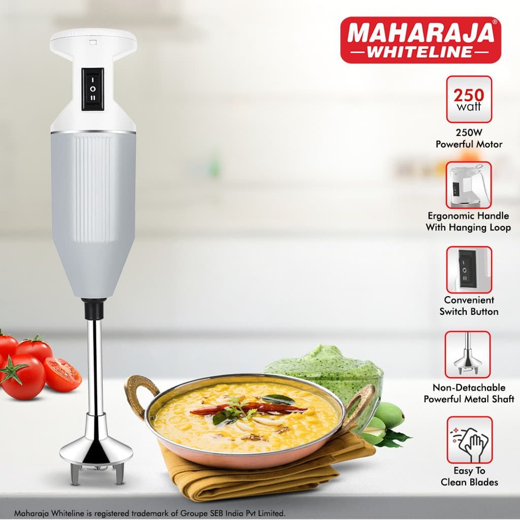 MAHARAJA WHITELINE 250 W Grey Hand Blender
