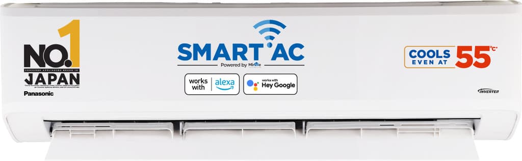 Panasonic 2025 Model 1.5 Ton 5 Star Split Inverter with Wi-fi AC