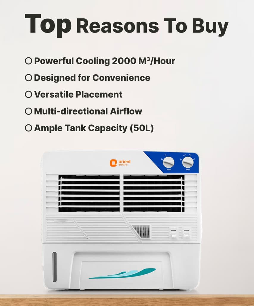 Orient Electric 50 L Window Air Cooler