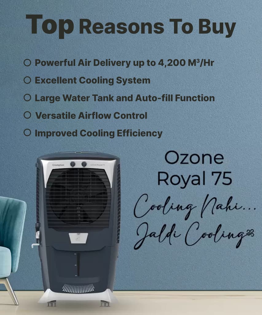 Crompton 75 L Desert Air Cooler