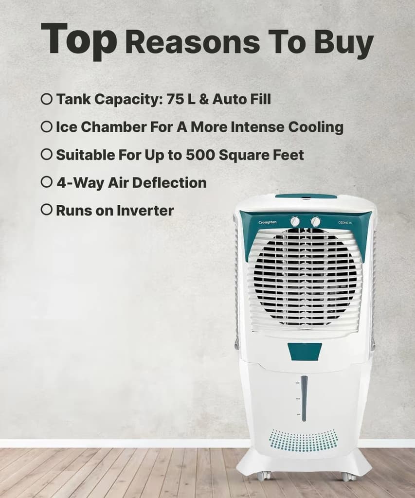 Crompton 75 L Desert Air Cooler