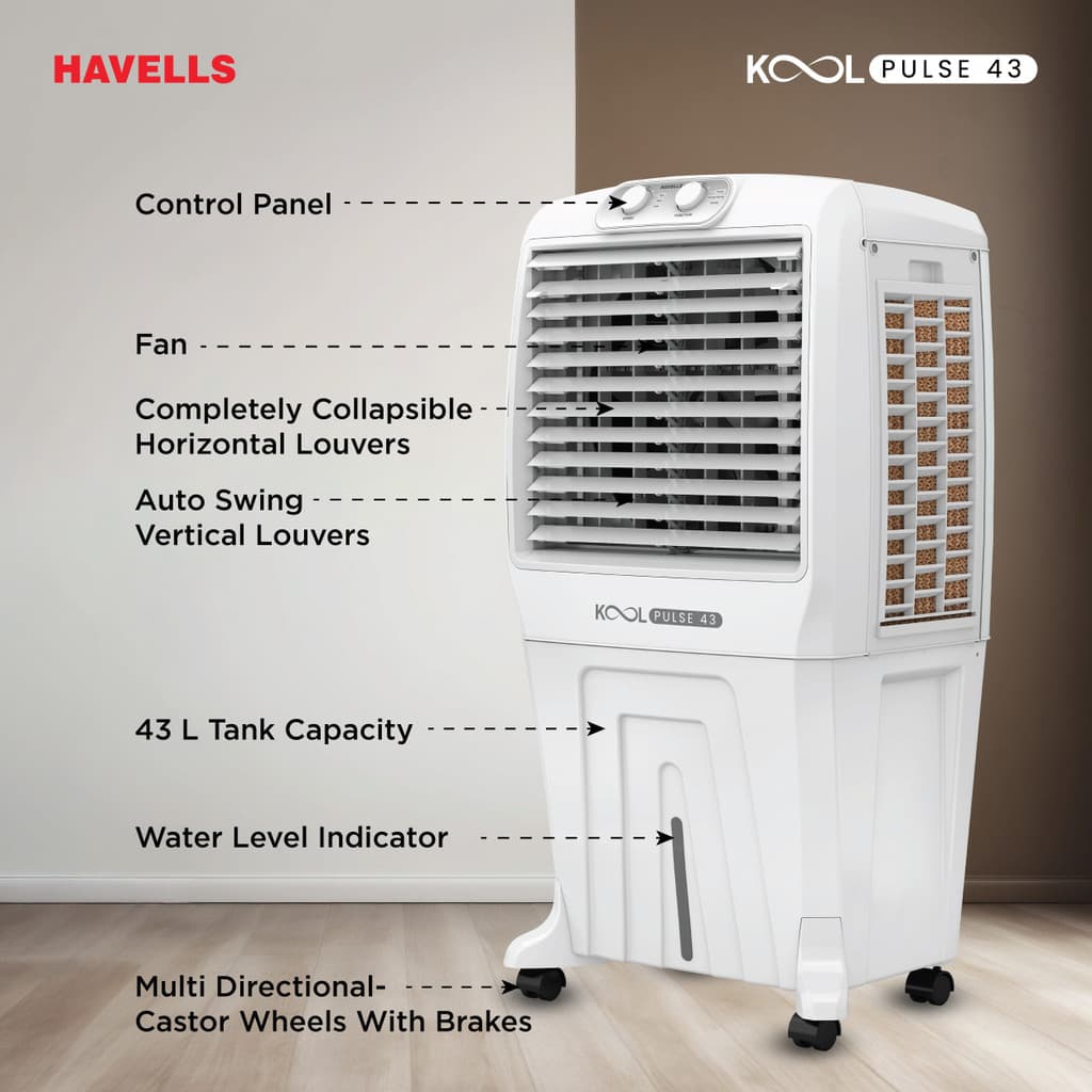 HAVELLS 43 L Room/Personal Air Cooler