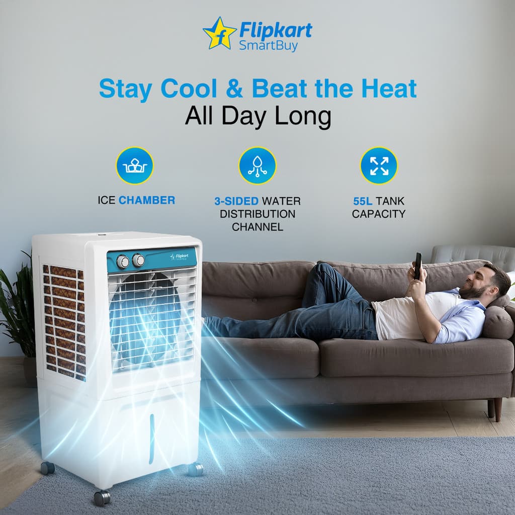 Flipkart SmartBuy 55 L Room/Personal Air Cooler