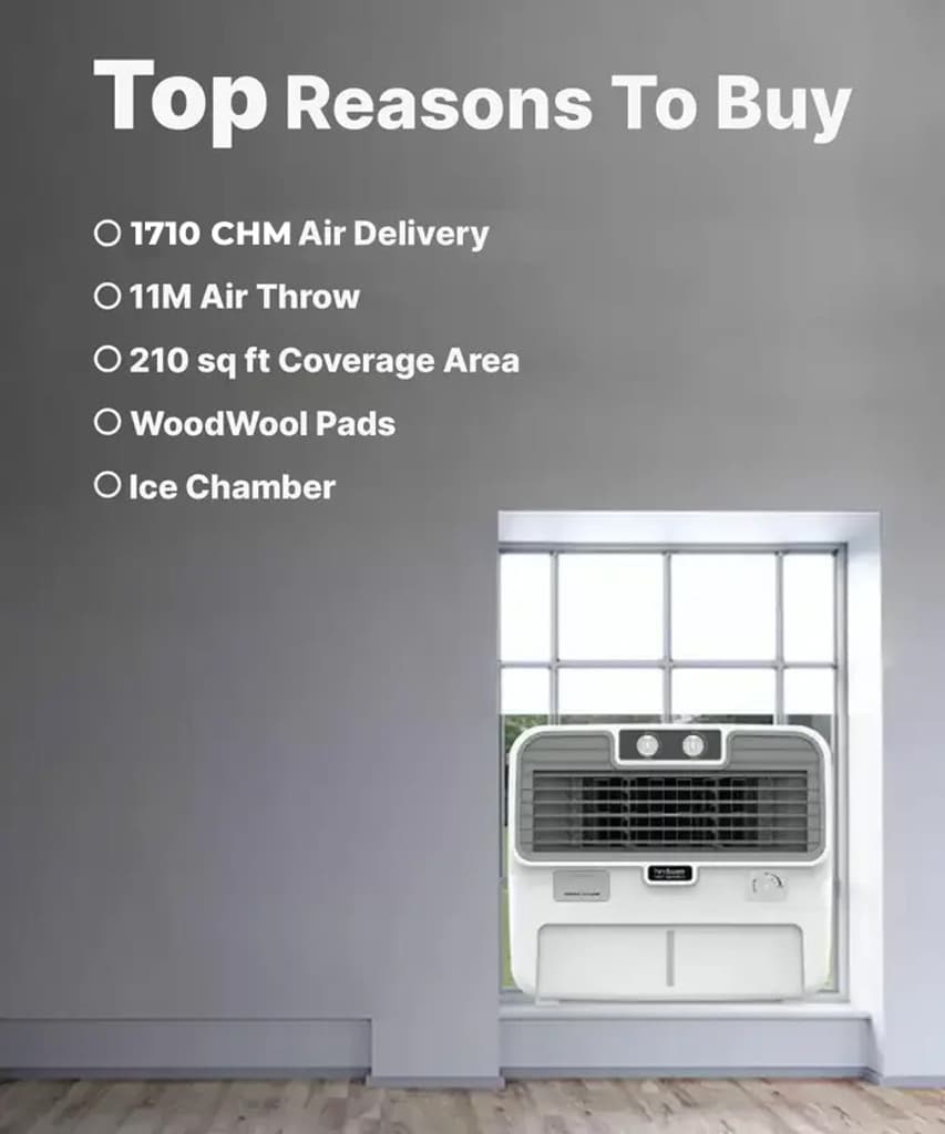 Hindware Smart Appliances 50 L Window Air Cooler