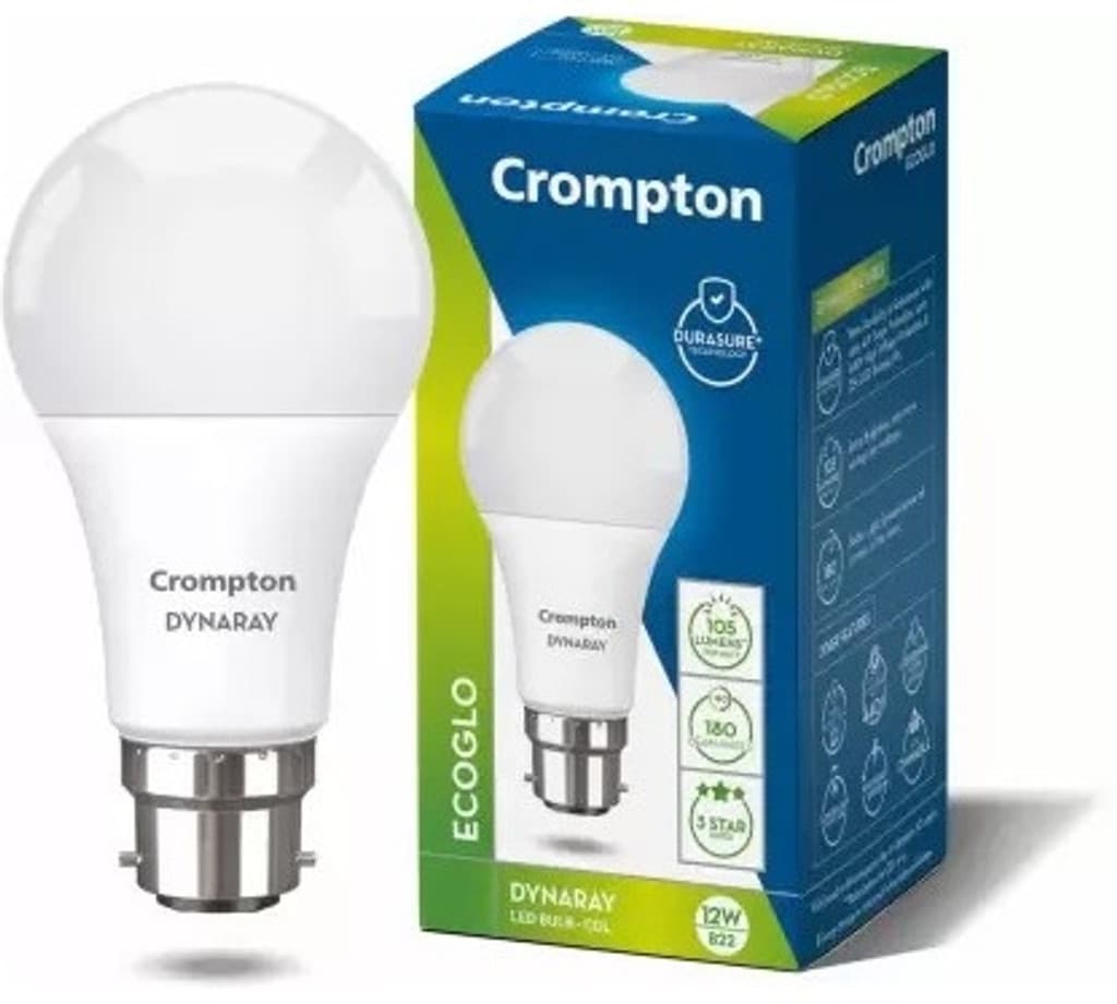 Crompton 12 W Basic Standard B22 LED Bulb