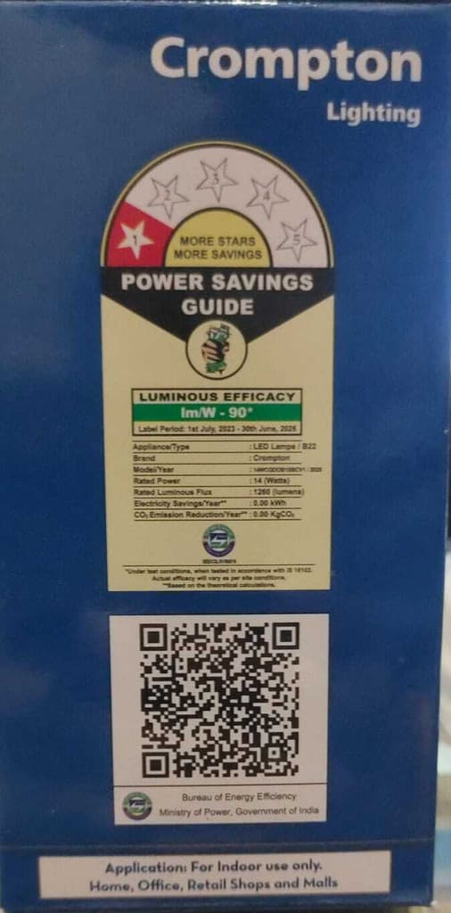 Crompton 14 W Basic Standard B22 LED Bulb