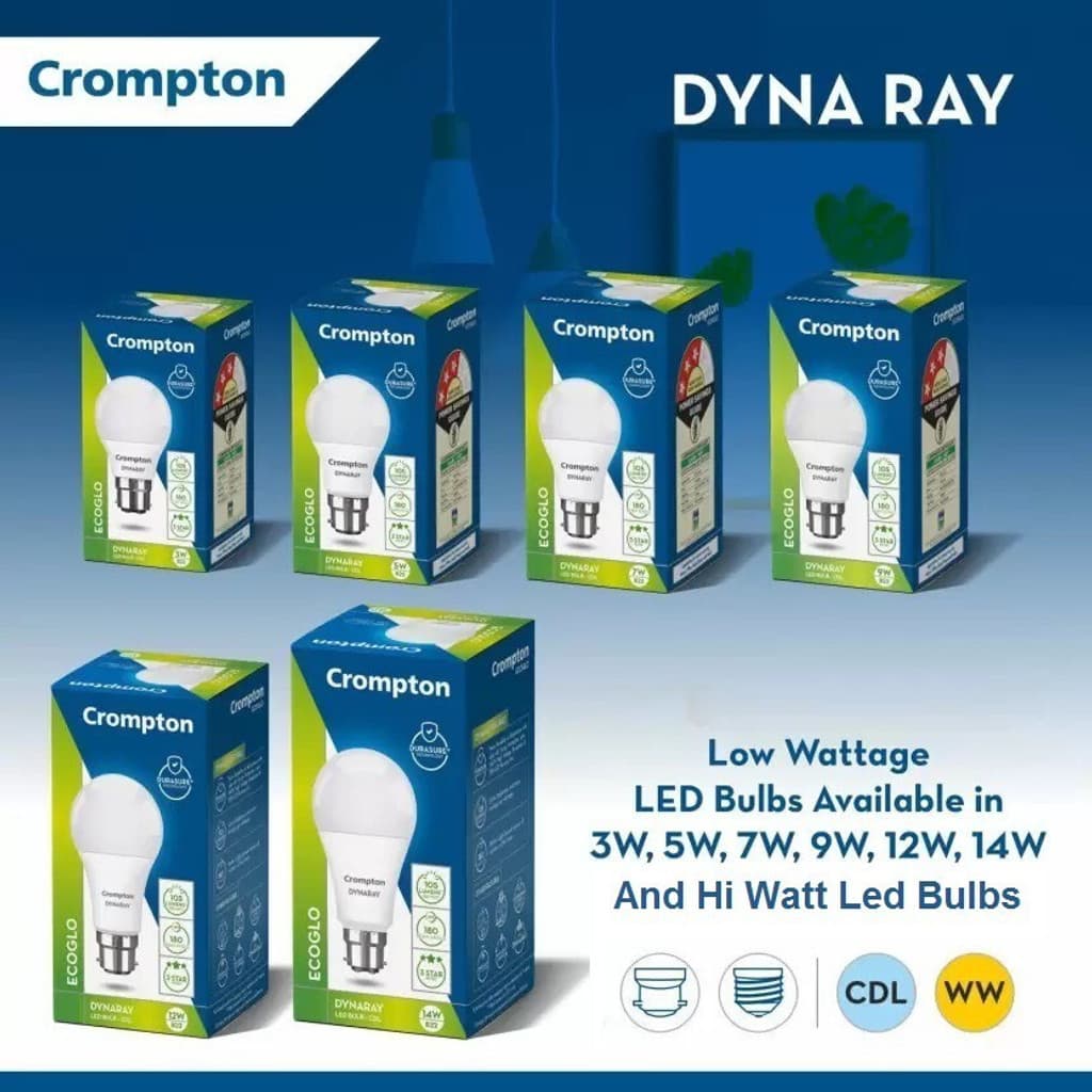 Crompton 9 W Basic Standard B22 LED Bulb