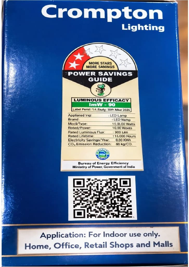 Crompton 70 W Basic Standard B22 LED Bulb