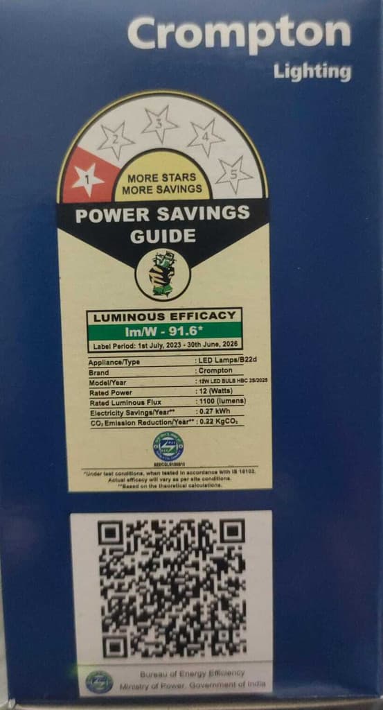 Crompton 12 W Basic Standard B22 LED Bulb