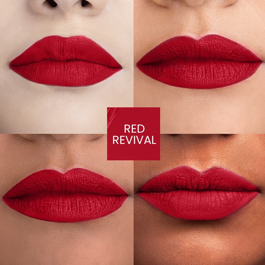 Lakmé Forever Matte Liquid Lip Colour|Red Revival + Nude Dream