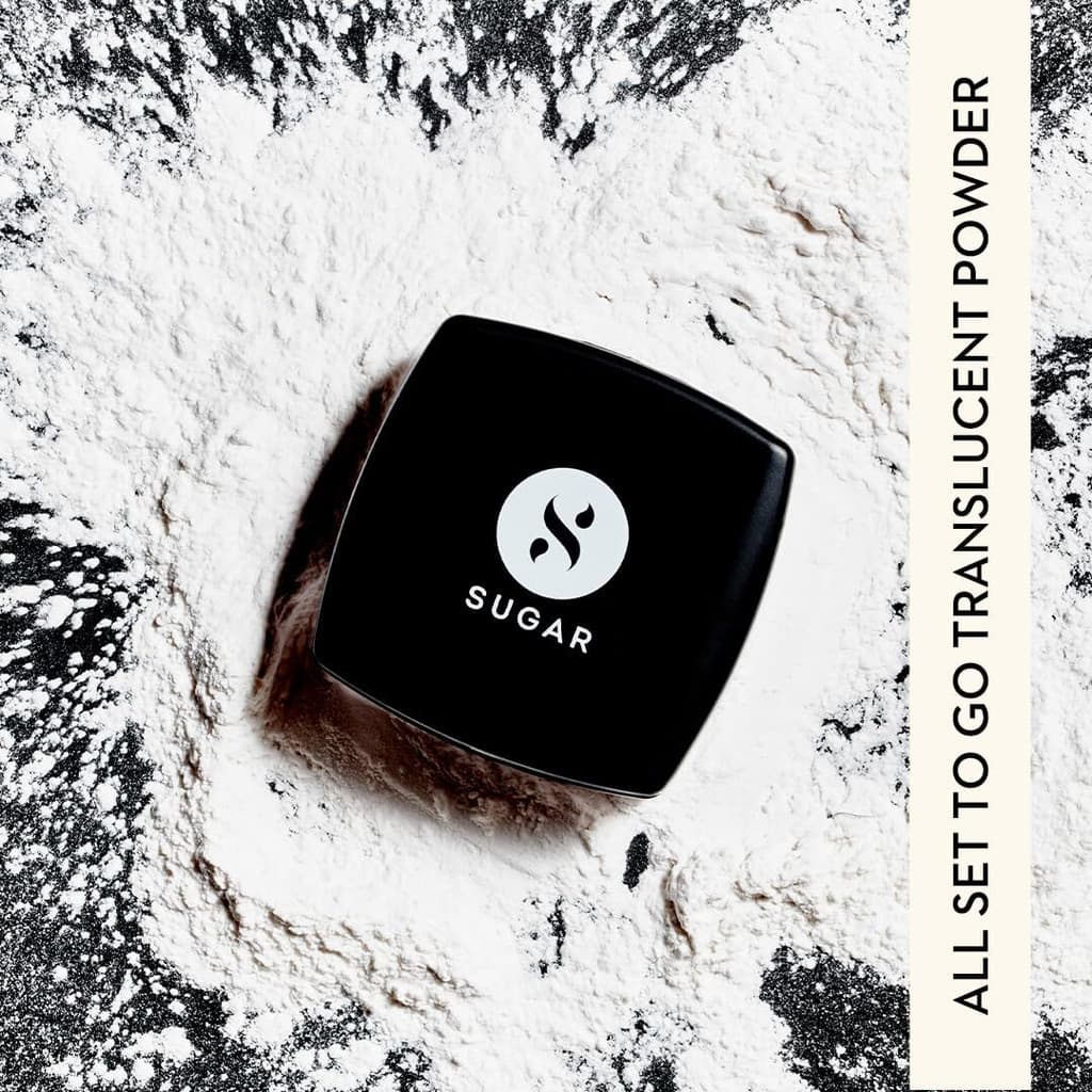 SUGAR Cosmetics All Set To Go Translucent Powder Compact