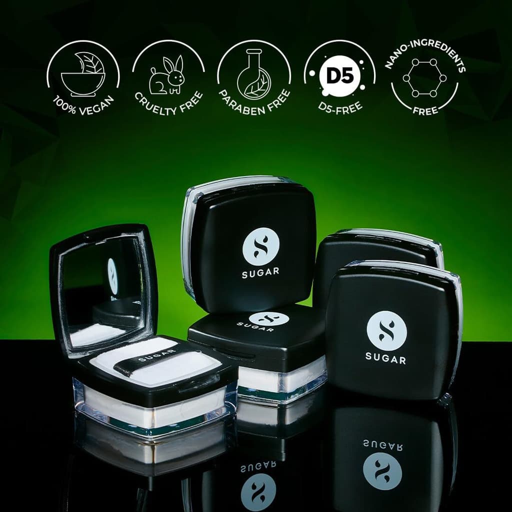 SUGAR Cosmetics All Set To Go Translucent Powder Compact