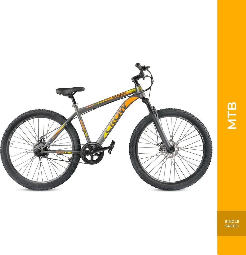 Crow MERIDIAN SINGLE SPEED|FRONT SUSPENSION|DUAL DISC 29 T (inch) Mountain Cycle