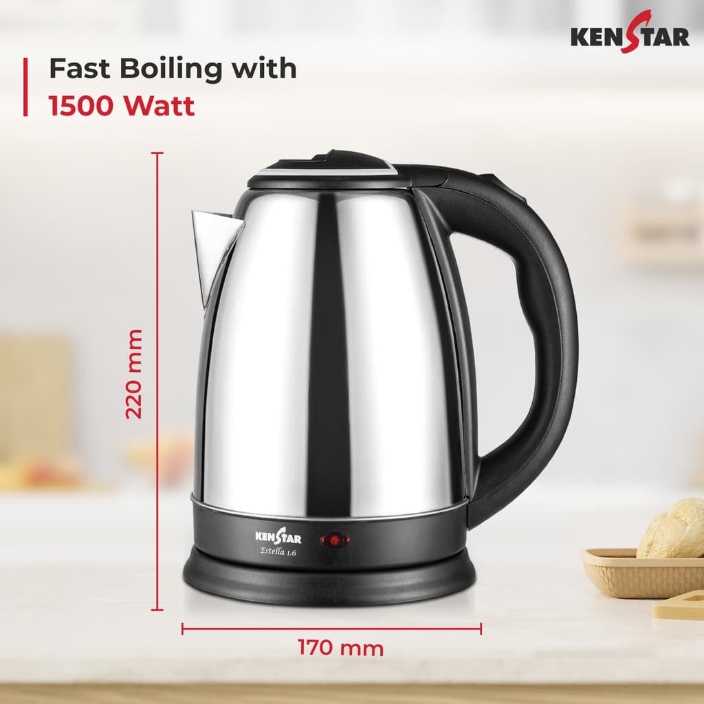 Kenstar Estella 1.6 Electric Kettle