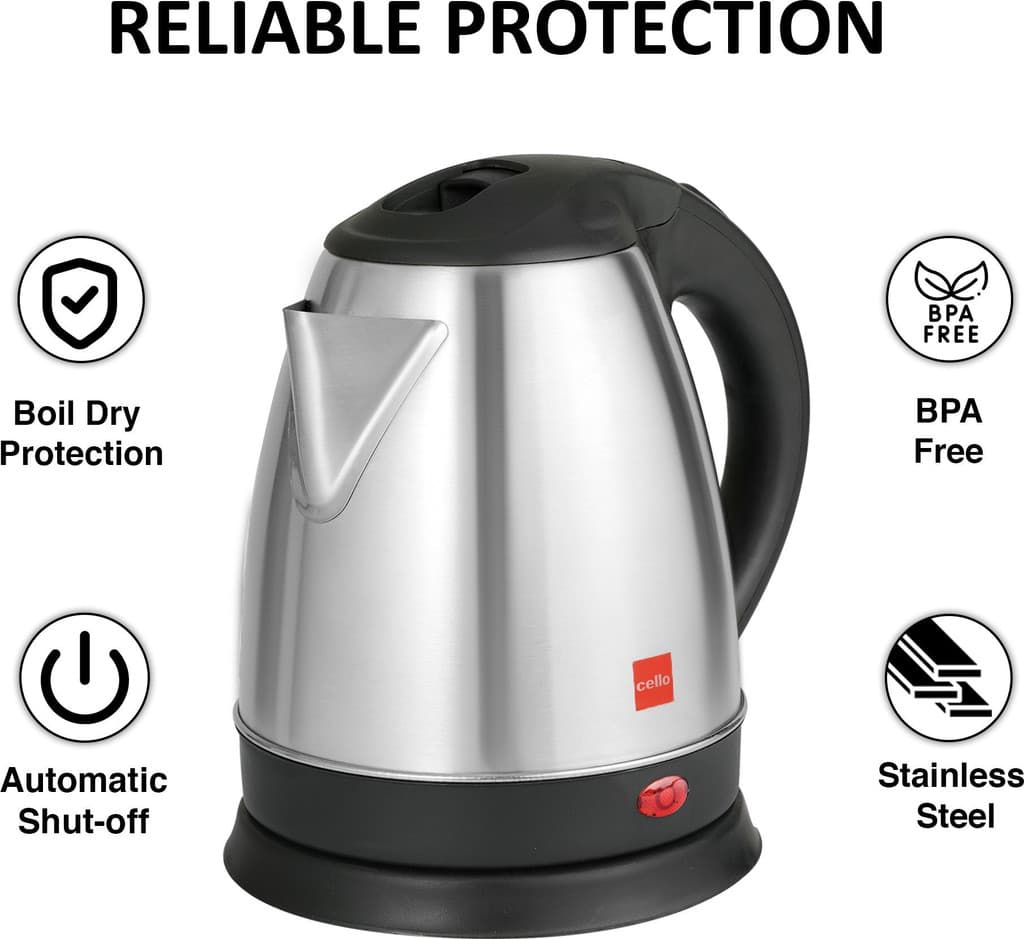 cello Quick Boil - Lifestyle Electric Kettle