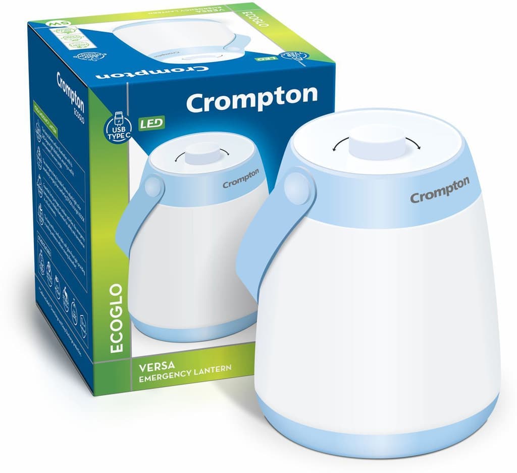 Crompton Versa 5W LED 3 hrs (, Blue) 3 hrs Lantern Emergency Light