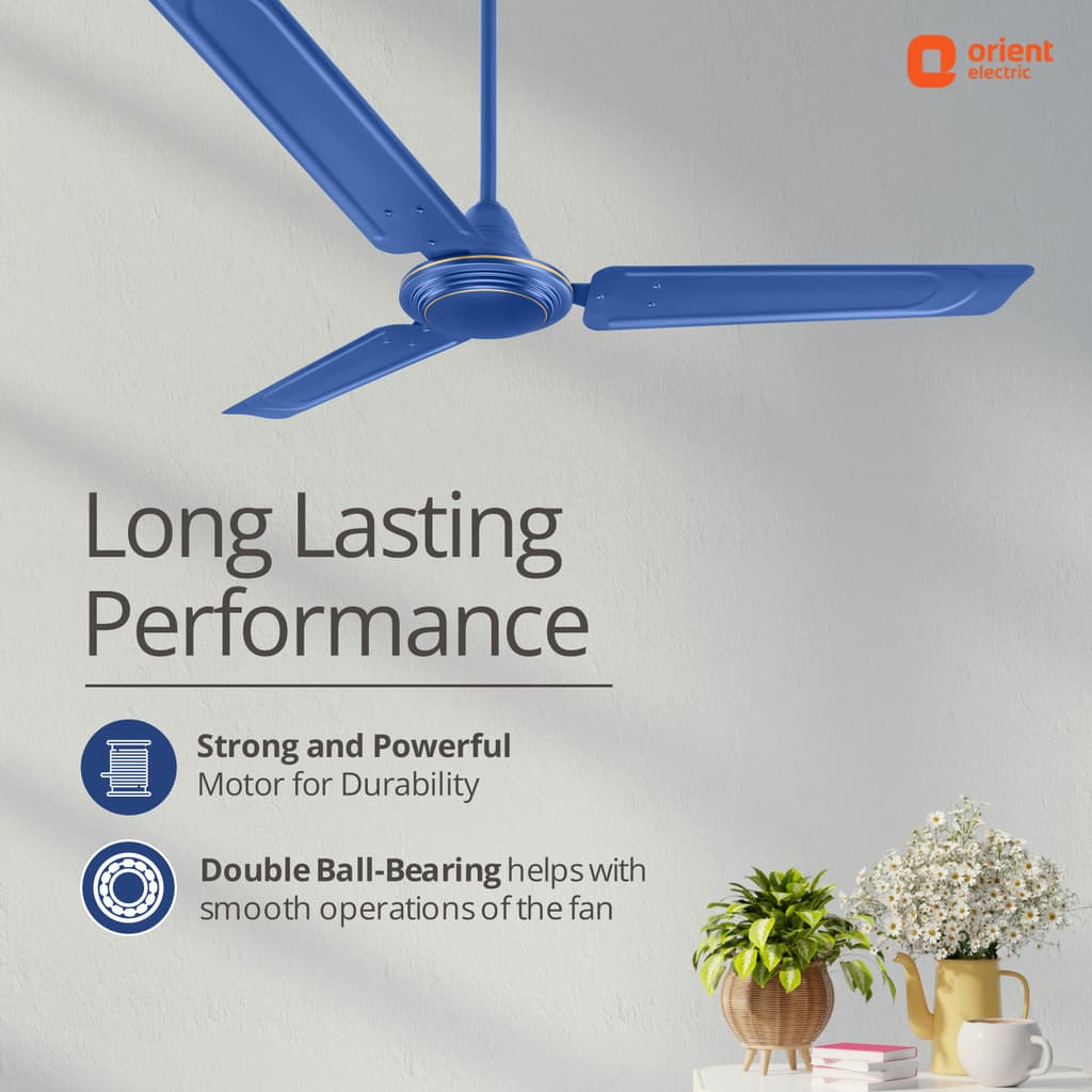 Orient Electric Ujala Air BEE Star Rated with 2 Year Warranty 1200 mm Ceiling Fan