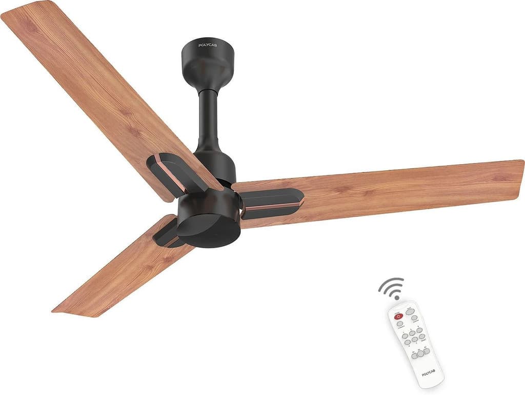Polycab Wizzy Neo with 2 Year Warranty Remote Controlled 1200 mm Ceiling Fan