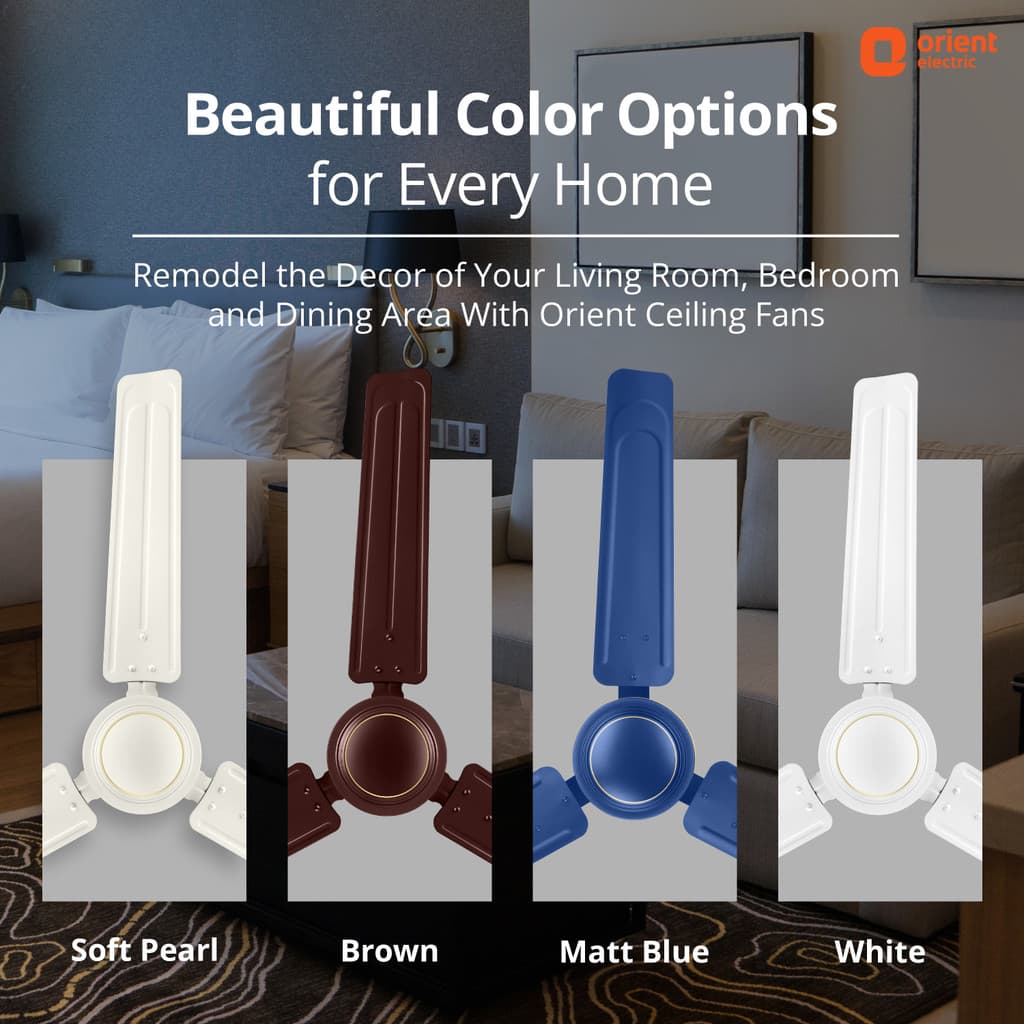 Orient Electric Ujala Air BEE Star Rated with 2 Year Warranty 1200 mm Ceiling Fan