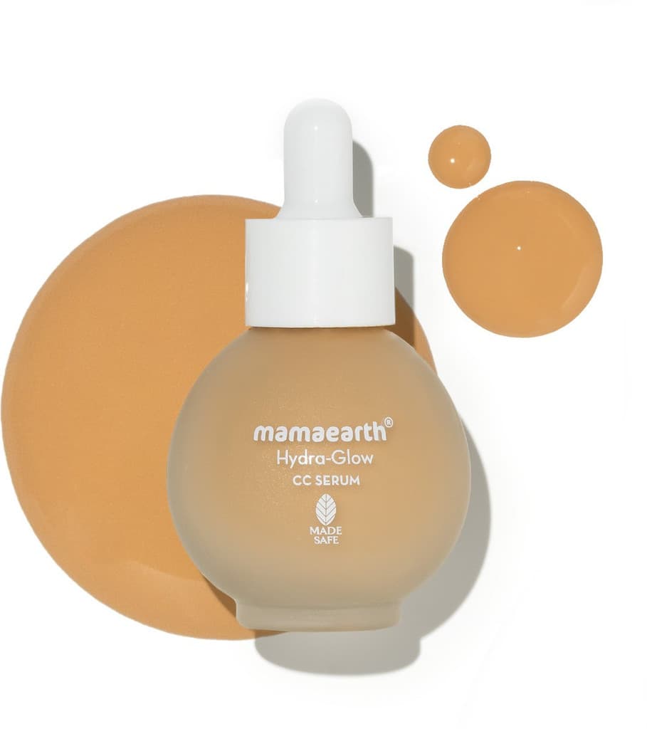Mamaearth Hydra-Glow CC Serum with Vitamin C & Hyaluronic Acid Foundation