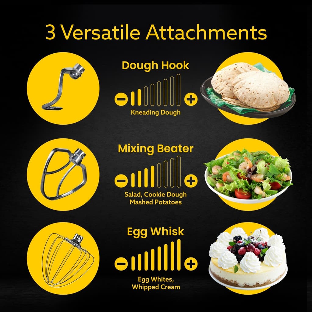 AGARO 1000 W Black Hand Blender