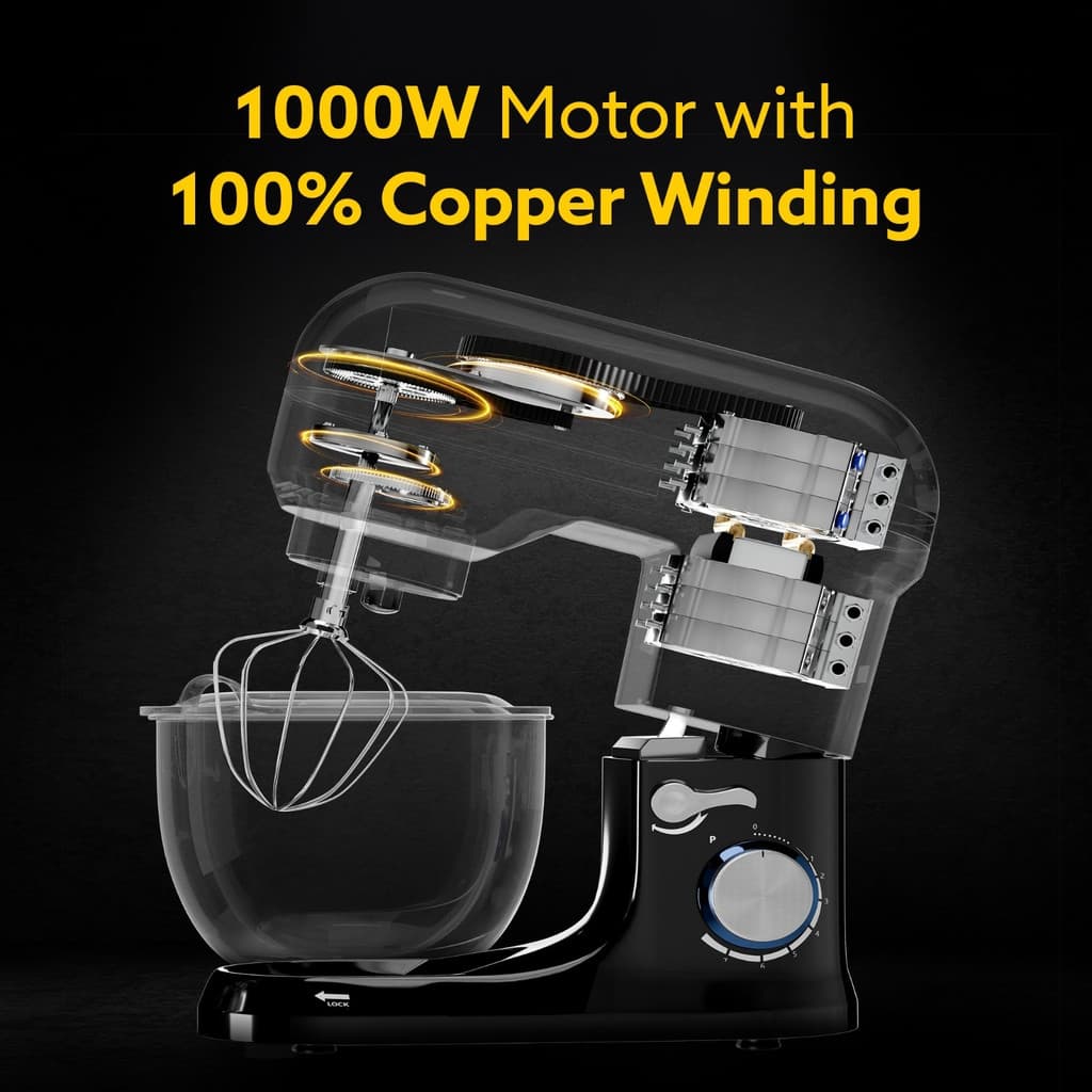 AGARO 1000 W Black Hand Blender