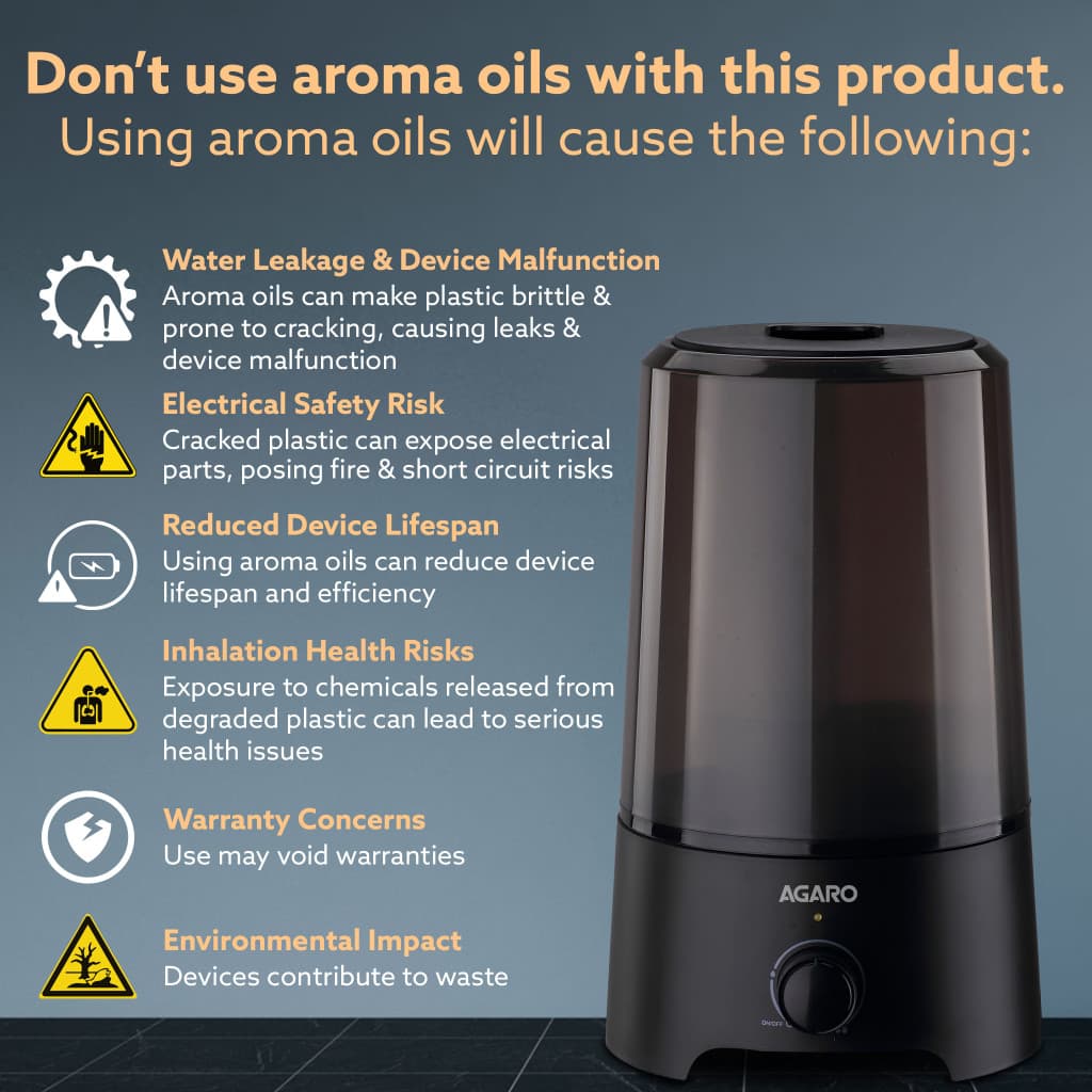AGARO Room VERGE 2.5 Ltr Adult/Baby Humidifier for Home Humidifier