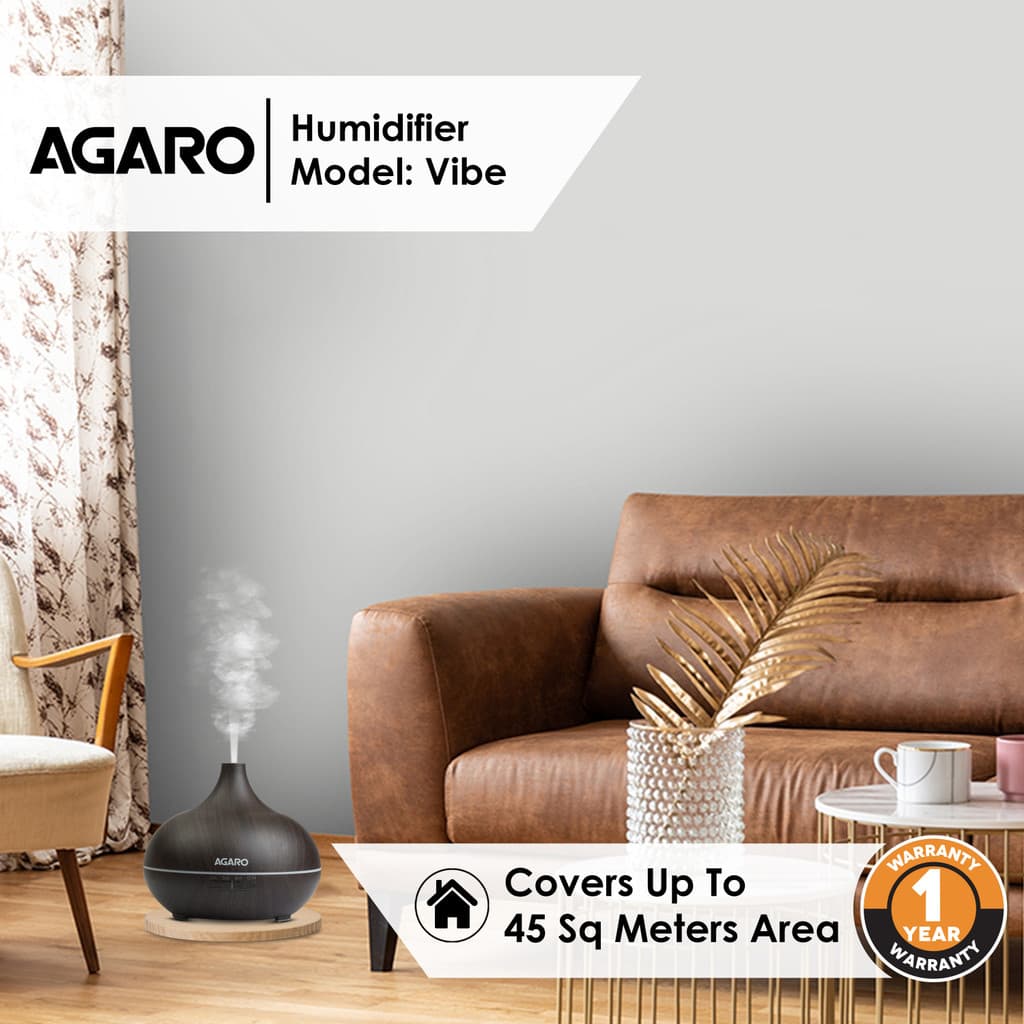AGARO Room VIBE 550 ml Adult/Baby Humidifier for Home, Bedroom & Office Humidifier